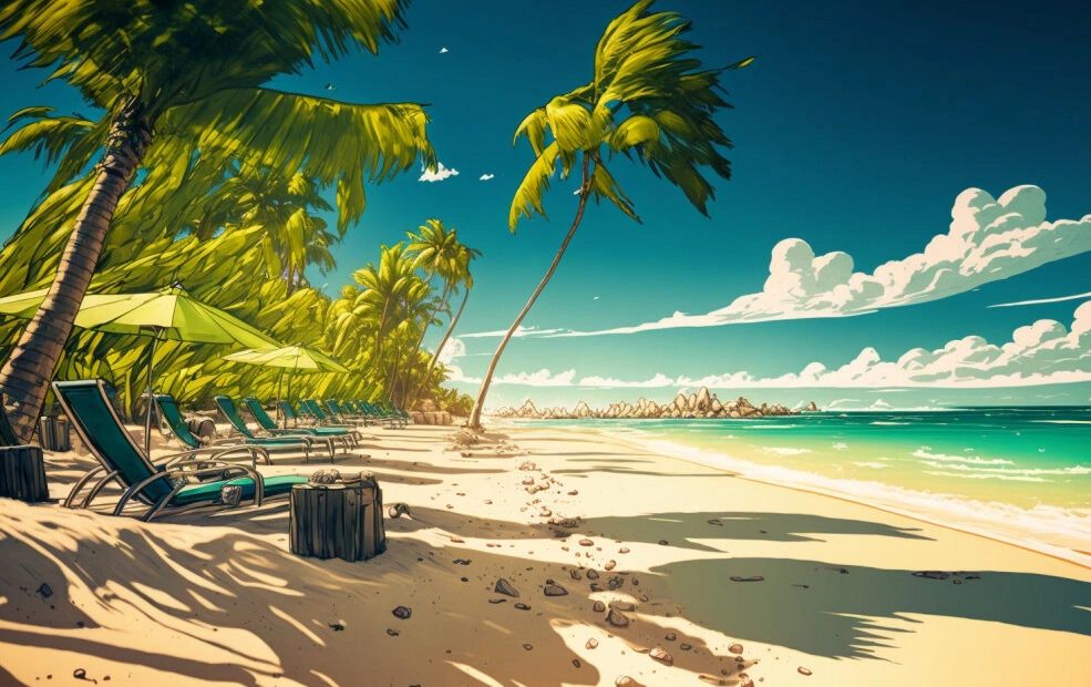 champ lexical plage
